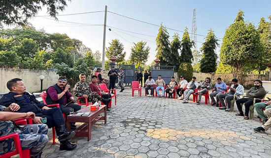 Deusibhailo in Prachanda's residence