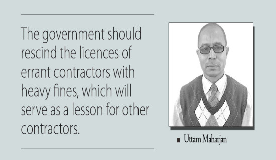 Revoke Licences Of Errant Contractors