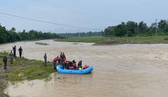 Flood delays exams in Kapilvastu