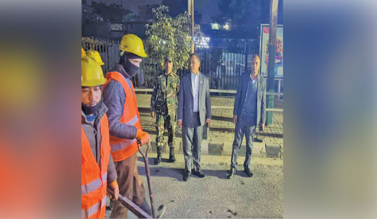 Pothole maintenance ambulance brought into operation