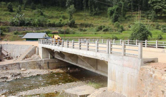 Eleven out of 12 bridges constructed along Prithvi Highway west sector