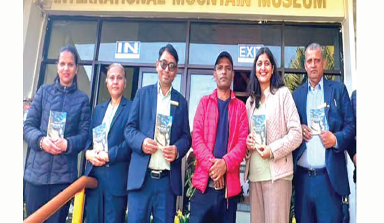 Ashok Silwal’s book 'Everest' released