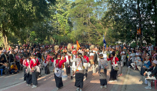 Sakela dance competition held in Dharan to mark Udhauli