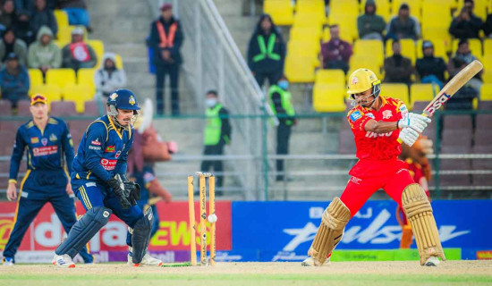 Lumbini set 135 runs target for Biratnagar