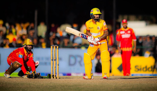 Sudur Paschim sets target of 86 runs for Lumbini Lions