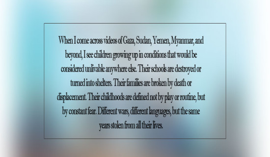 War’s Toll On Children