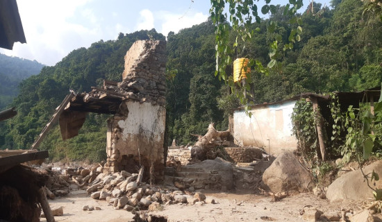Ilam disaster victims await relief