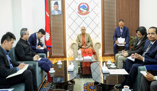 Chinese Ambassador pays farewell call on PM Karki