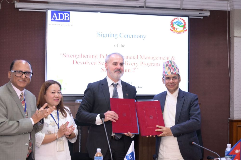 Govt. and ADB sign concessionary loan agreement