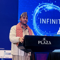 After rain, city roads inundated in Ghorahi