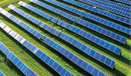 Foundation stone laid for  solar power project