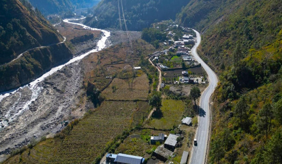 Tatopani- Ghansa section of Kaligandaki Corridor Highway upgraded