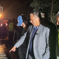 Elephant herd damages house in Laljhadi