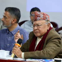 RSS chair Jha honoured with ‘Manoj Chaudhary Memorial Journalism Award-2080’