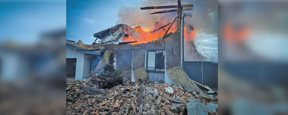 Russian drone strike kills 3 in Ukraine