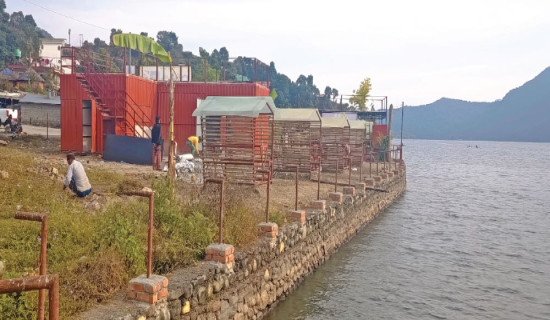 Phewa Lake encroached amid political flux