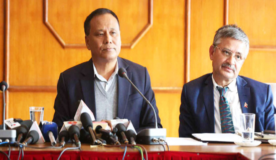Minister Ghising presents 101 works of 100 days