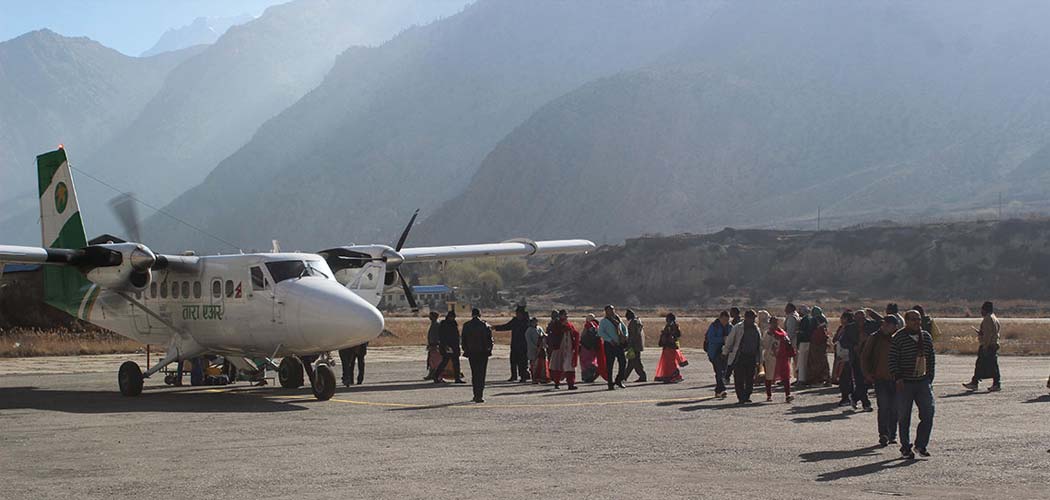 Private airlines companies suspend services along Pokhara-Jomsom route