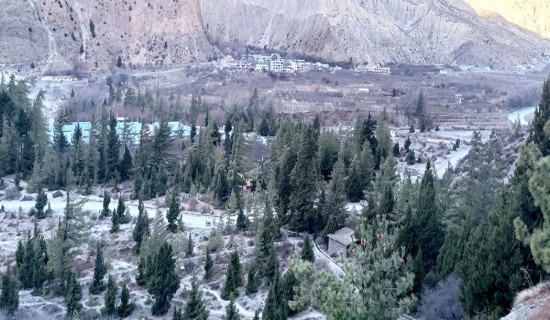 Tibetan village in Mustang