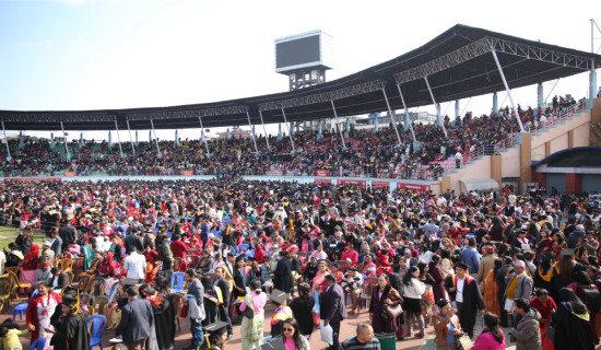 51st convocation of TU at Dasarath stadium (Photo Feature)