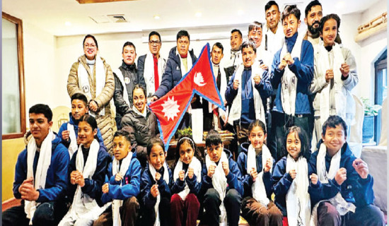 Taekwondo team heading to China