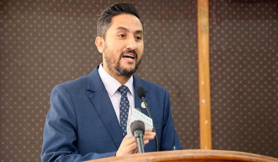 Communications Minister Kharel urges to create environment for polls