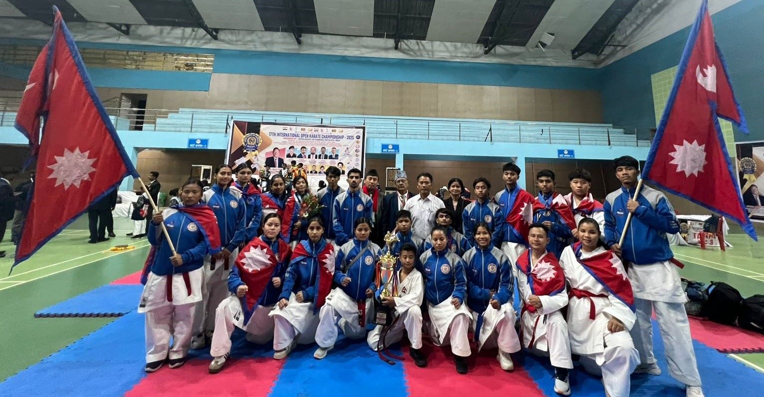 Nepal secures second place in International Karate Championship