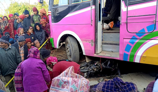 Two dead in Gulmi road mishap