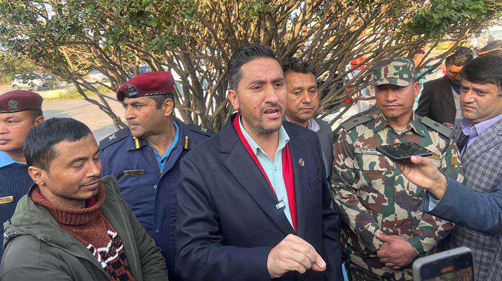 Communications Minister calls Bharatpur as the country's central city