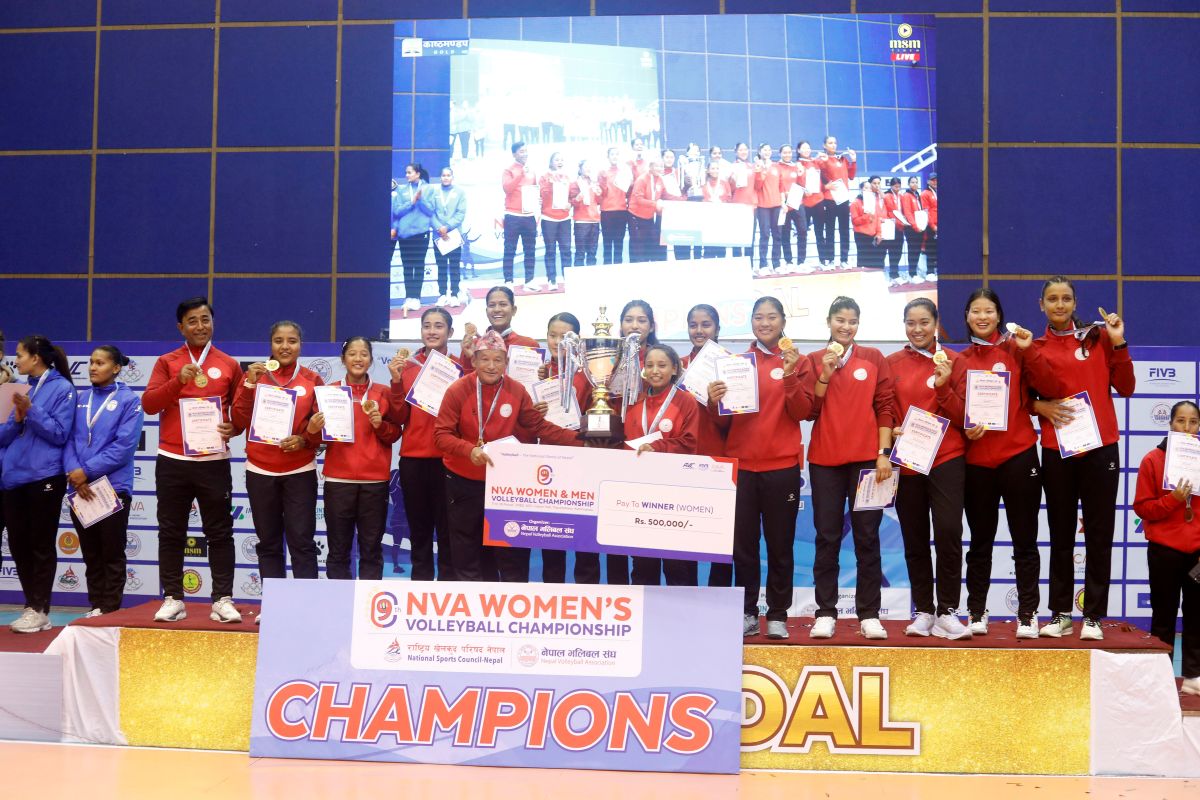 Help Nepal Sports Club lifts title of National Volleyball Championship