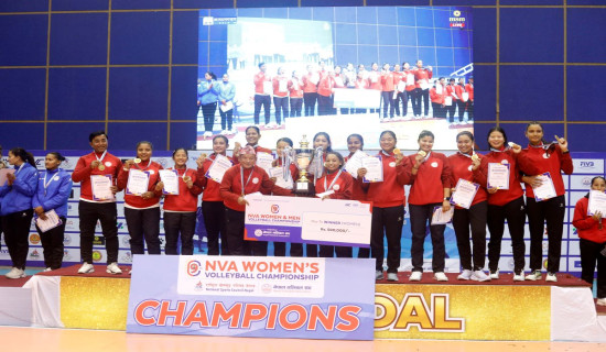 Help Nepal Sports Club lifts title of National Volleyball Championship