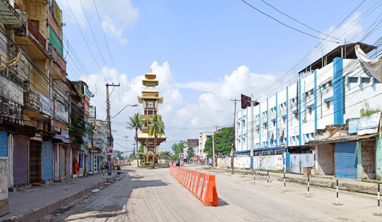 Prohibitory order enforced in main areas of Birgunj