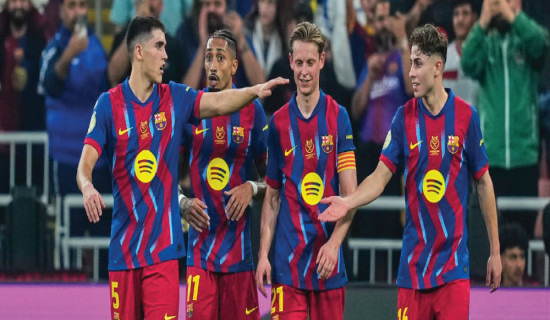 Barca reach Spanish Super Cup final