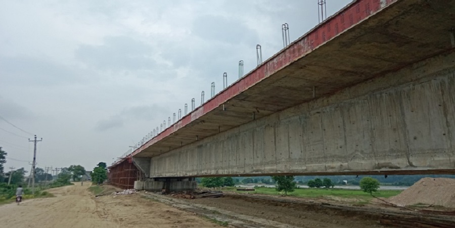 Construction of bridge at Sidhaniyaghat accelerated ahead of end of June deadline