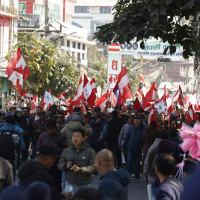 Cables go underground in Pokhara