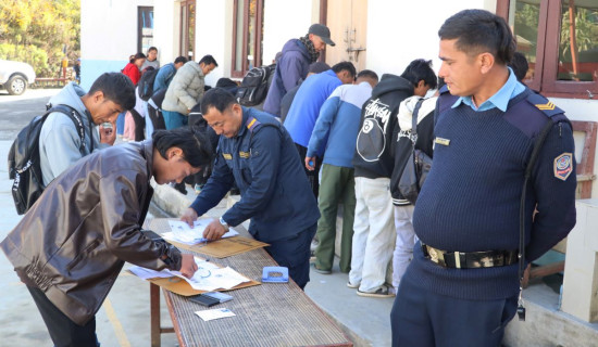Less people apply for election police than number of vacancy in Taplejung