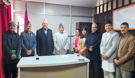 Local, Indian tourists  visit Saligram Museum