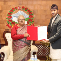 Black-breasted Thrush recorded second time in Nepal