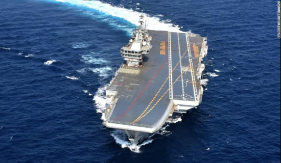 India's first homegrown aircraft carrier puts it among world's naval elites