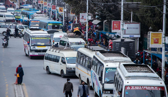 CCTV installation begins in public vehicles across Kathmandu valley