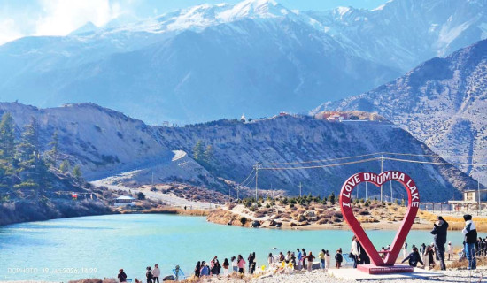 Dhumba Lake lures tourists to Mustang