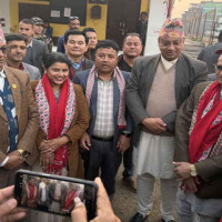 Bridge linking Lumbini and Gandaki provinces installed in Arunkhola