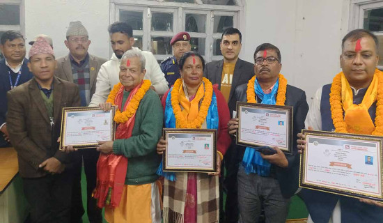 Thakur, Jha. Paswan and Karna elected NA members from Madhes