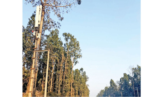 Telecom tower installed in Chaklaban