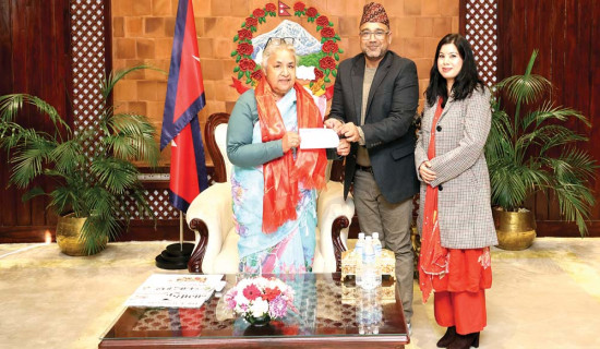 NASEA gives Rs. 900,000 to PM for Gen-Z martyrs' families