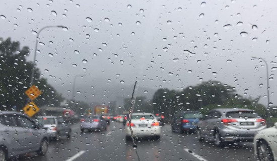 Weather system causing rain to become active again