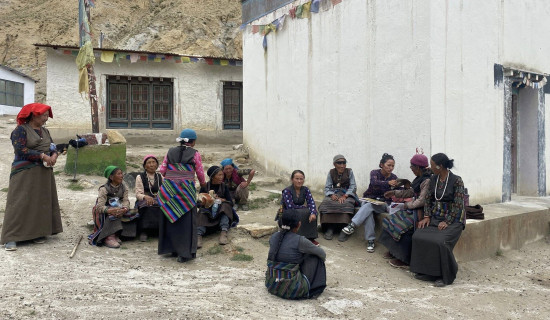 Apiarist from Lalitpur brings bees to Baglung in search of floral plants