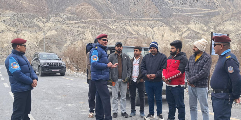 Over 10,000 foreign tourists visit Mustang in January