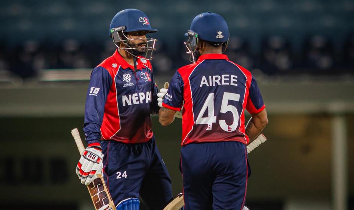 T20 World Cup: Nepal beats the UAE by 7 wickets in warm up match