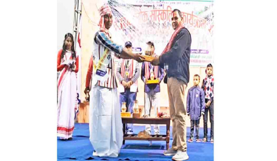 Jayakrishna  Yadav honoured